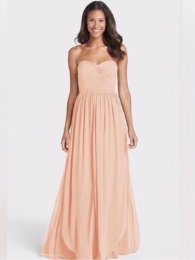 Jenny Yoo Collection Aiden convertible dress in blush pink luxe chiffon